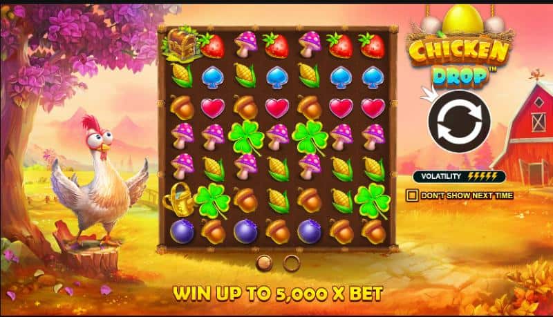 Panen Telur Keberuntungan di Ladang Emas Dalam Chicken Drop